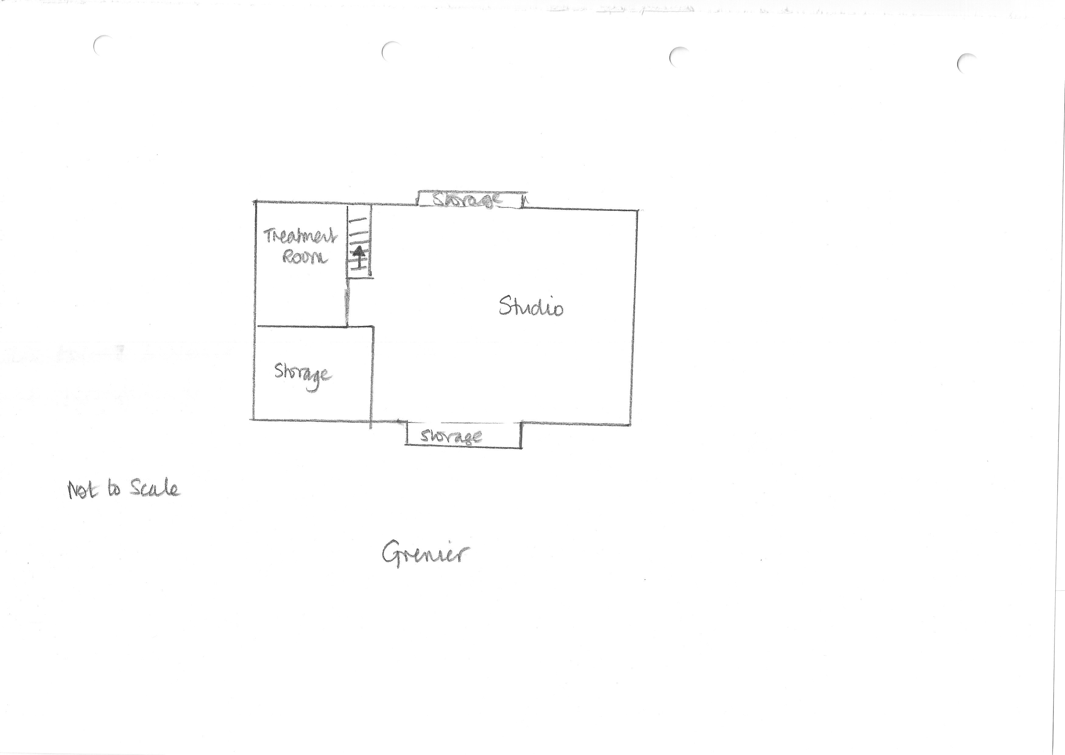 Attic studio and treatment room